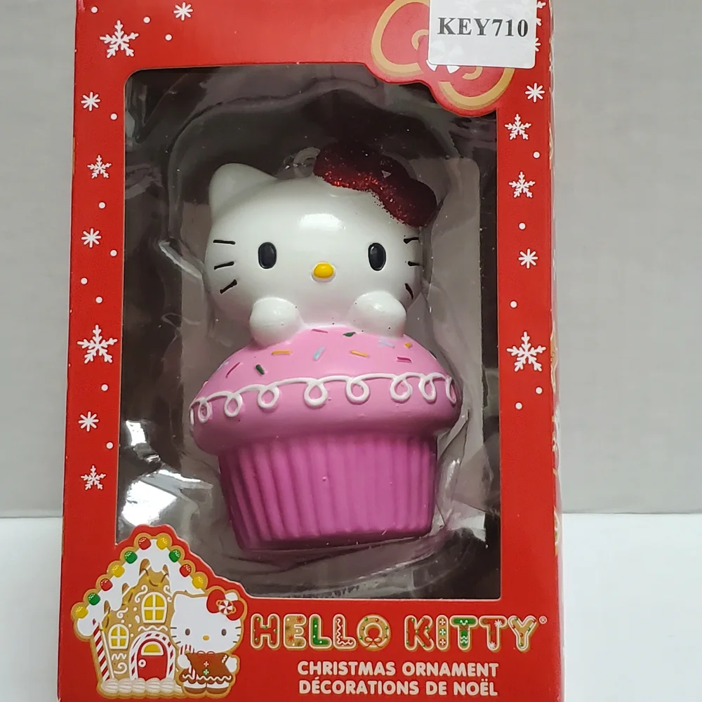 Hello Kitty Pink Cupcake Christmas Tree Ornament Offi cially Licensed By Kurt Al